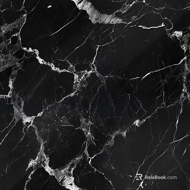 Black reticulated marble wall ground texture