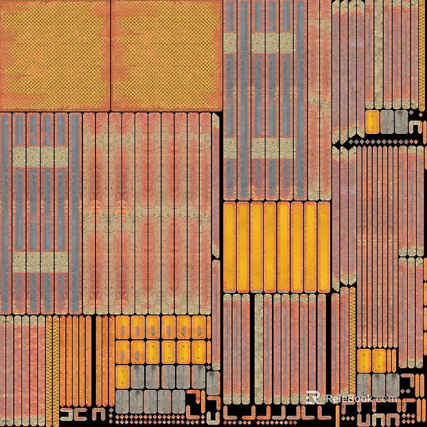 Industrial wind rust color metal plate wall decoration texture