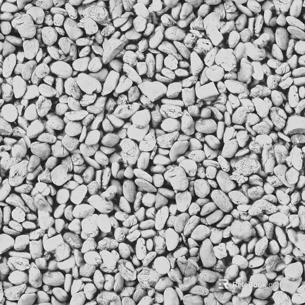 Ground black and white map texture