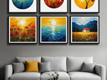 landscape painting texture (ID:ffach193250)