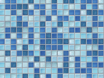 Modern bath mosaic series blue and white texture (ID:ffajh849381)