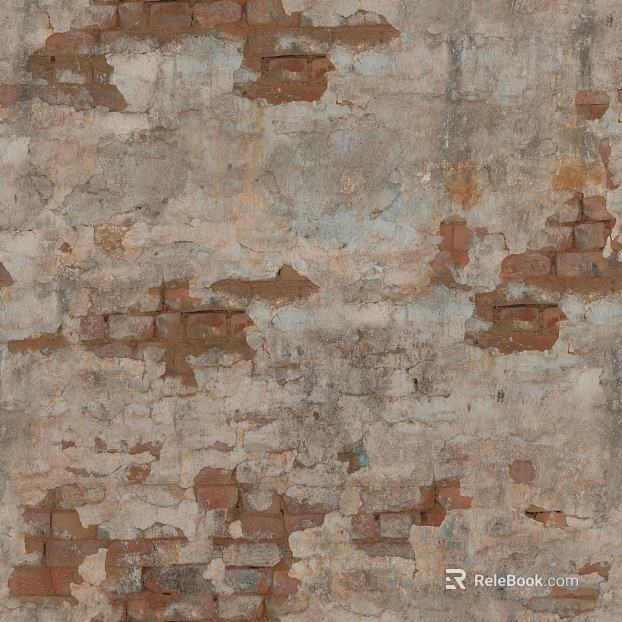 Old peeling brick wall texture texture