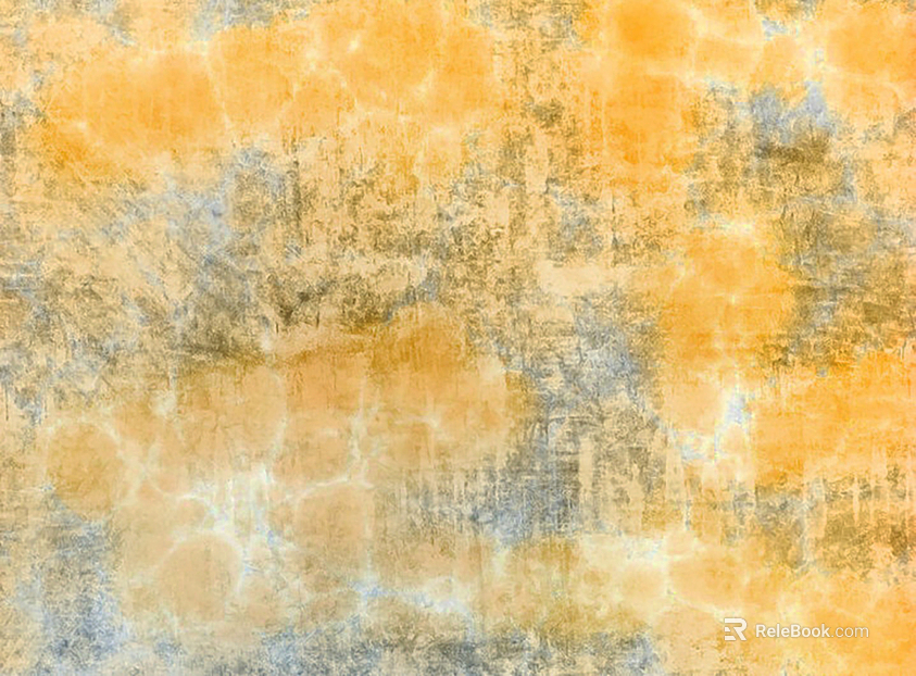 Vintage yellow latex paint texture
