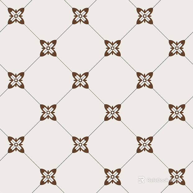 Rice Brown Tile Guest Restaurant Floor Tile texture
