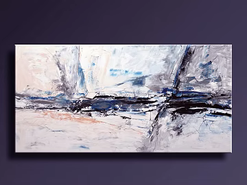 abstract painting 3d model