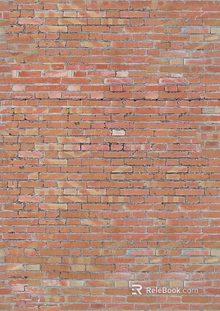 Brick wall horse teeth rub red brick wall texture
