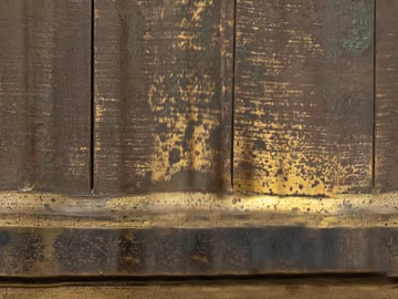Vintage old gilded metal plate wall decoration texture (ID:ffaeh128911)