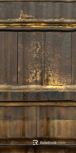 Vintage old gilded metal plate wall decoration texture