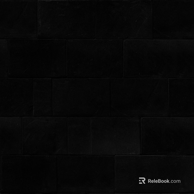 Plain Tile Tile Matte Black texture