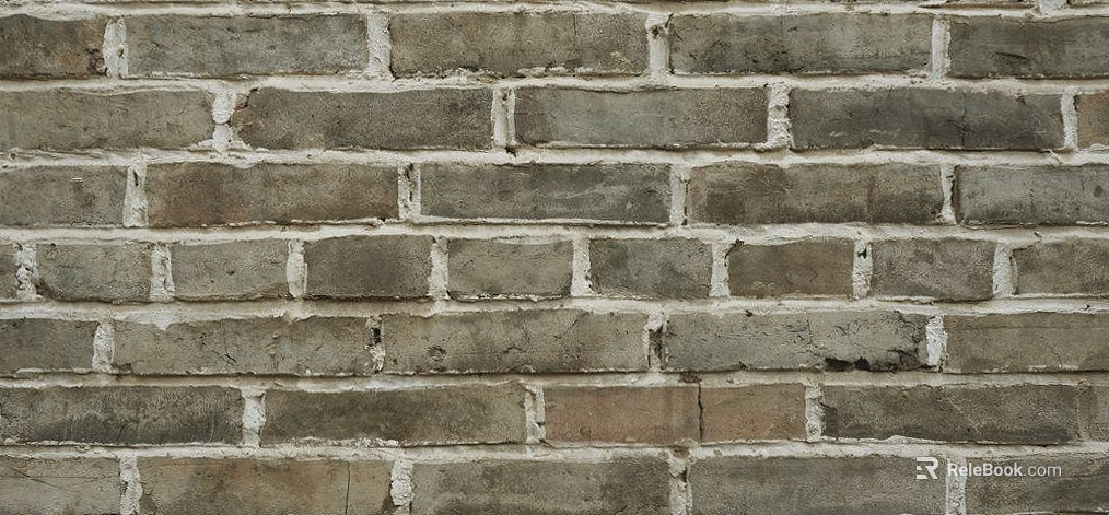 Green gray brick wall retro exterior wall tiles texture