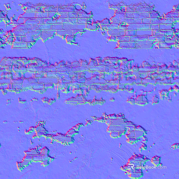 Damaged cement old cement wall face red brick wall texture