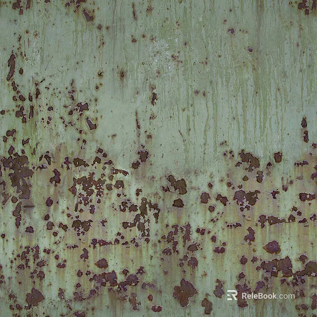 Old turquoise metal wall finish texture