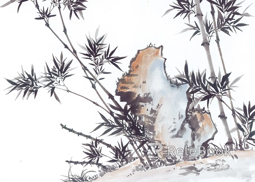 Ancient Tree Decorative Painting texture