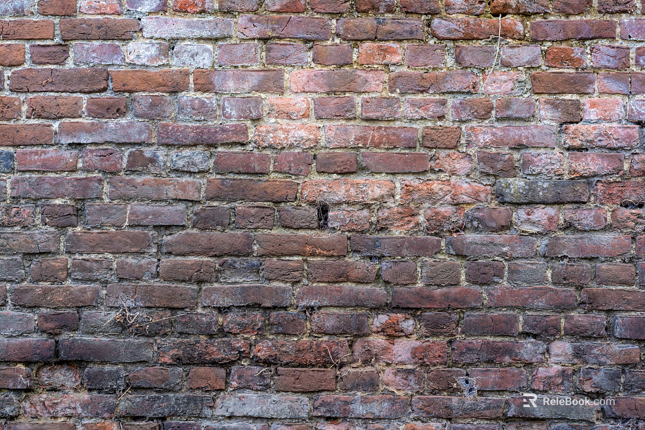 Modern old-fashioned red brick wall industrial wind brick wall dilapidated brick wall texture