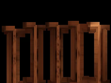 Dark brown wood grille background decoration texture (ID:ffaeh642271)