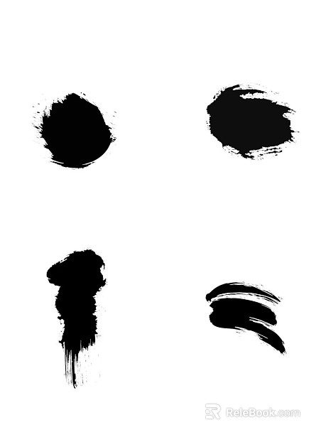 Ink and wash texture