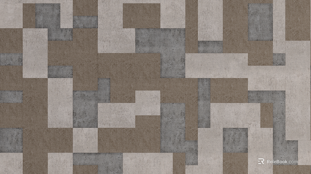 Staggered Floor Tile Pattern texture