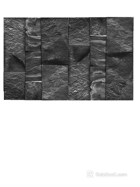 Dark gray culture stone background wall tiles texture