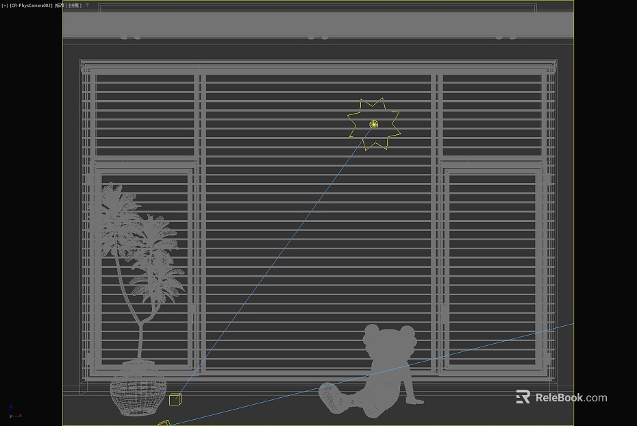 Gray blinds, interior windows texture
