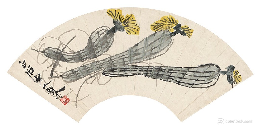 Works by Famous Chinese Calligraphers and Painters Qi Baishi Works Traditional Chinese Painting Lingnan School Traditional Chinese Painting texture