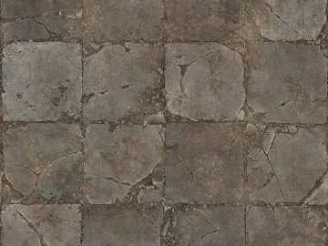 Taupe Antique Stone Courtyard Floor Tile 3d model
