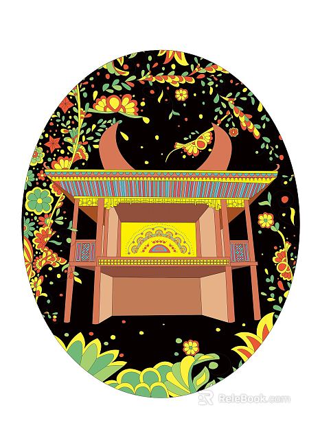 cartoon painting texture