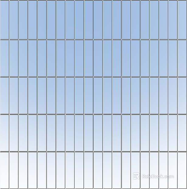 Blue gradient small brick texture