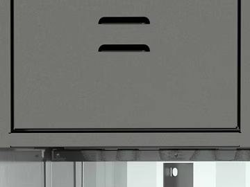 Grey frosted metal cabinet panel texture (ID:ffaeh166826)