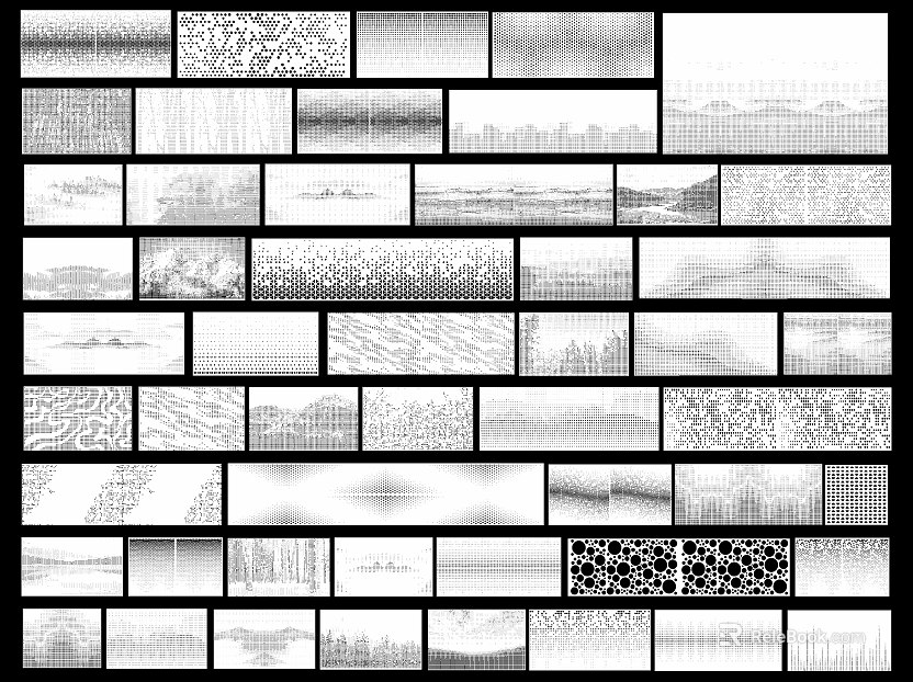 Modern Perforated Plate Transvious Plate Aluminum Plate texture