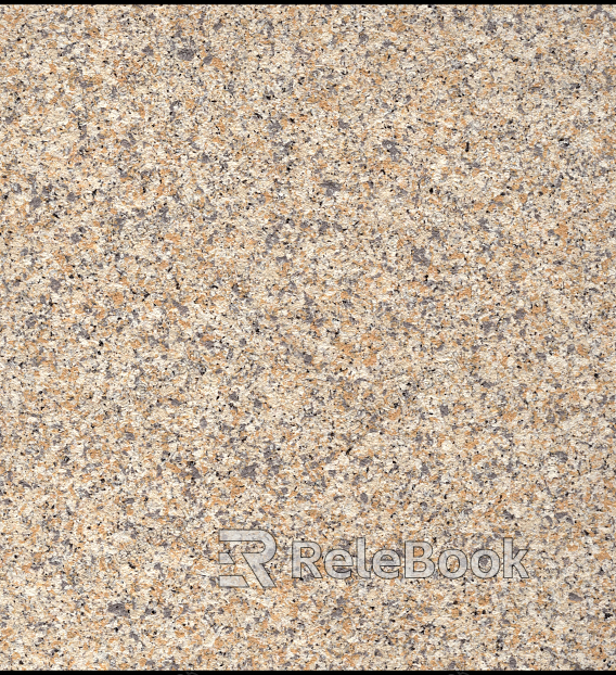 A close-up image of Granite, showcasing its characteristic coarse-grained texture with prominent quartz, feldspar, and mica minerals, forming a speckled pattern in earthy tones.