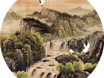landscape painting texture (ID:ffaag87342)