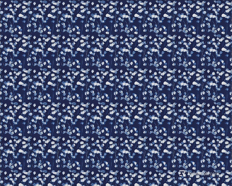Modern abstract plant pattern wallpaper texture