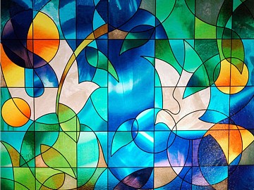 Stained Glass texture (ID:ffajg16101)