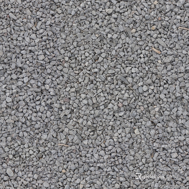 Ground gravel texture