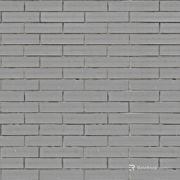 gray brick with staggered joints in brick wall texture