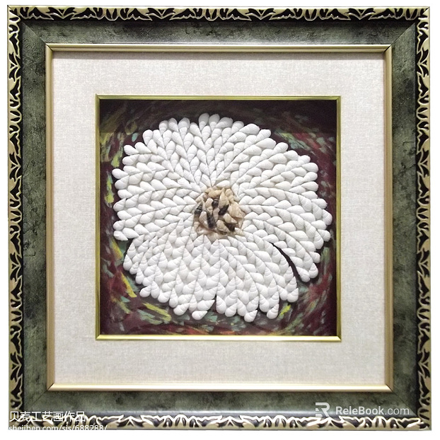 three-dimensional physical painting texture