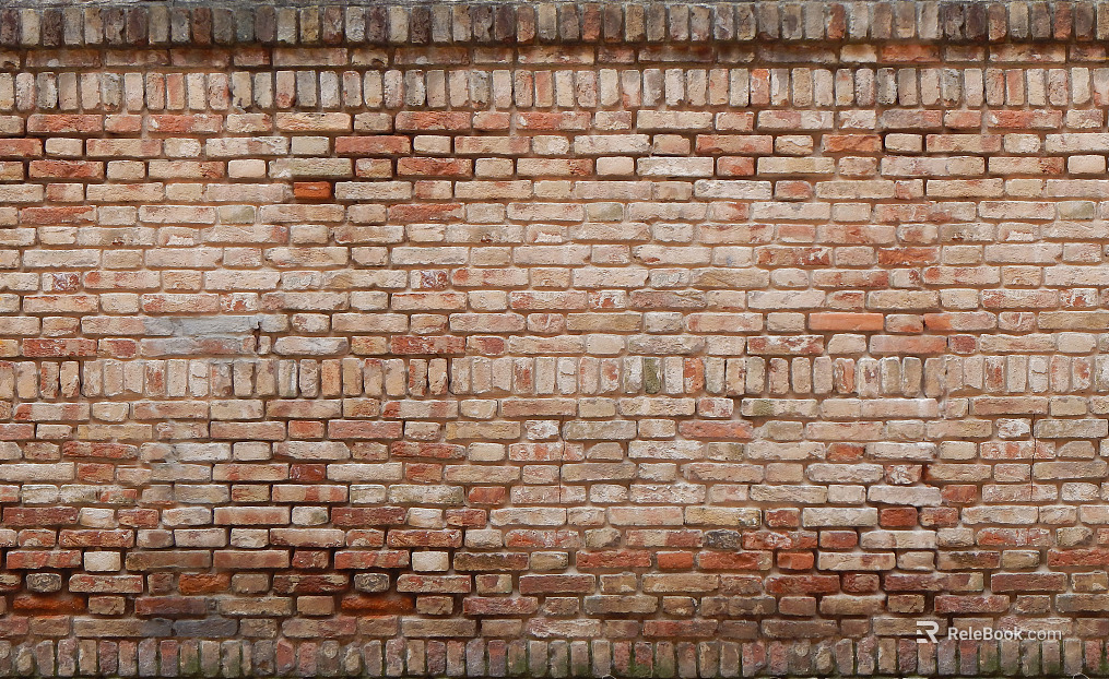 Brick wall Post-war wind red brick cement wall texture