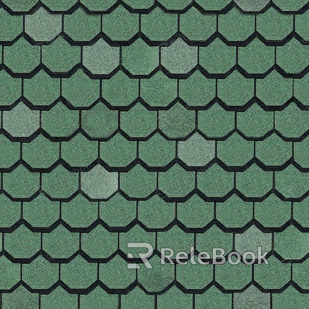 Green tile texture