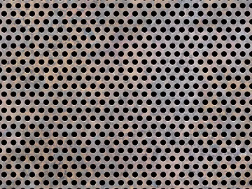 Metal Perforated Rusty Plate Iron Plate texture (ID:ffach764511)