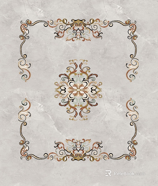 Light gray marble parquet living room ground texture