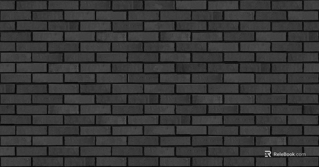 Brick wall black wall seamless texture