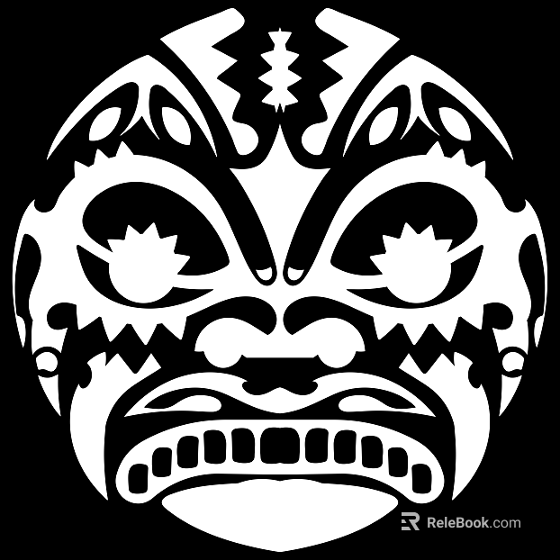 Tattoo black and white mask pattern texture pattern graphics texture