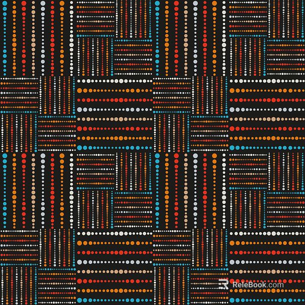 Chinese Auspicious Pattern Fabric texture