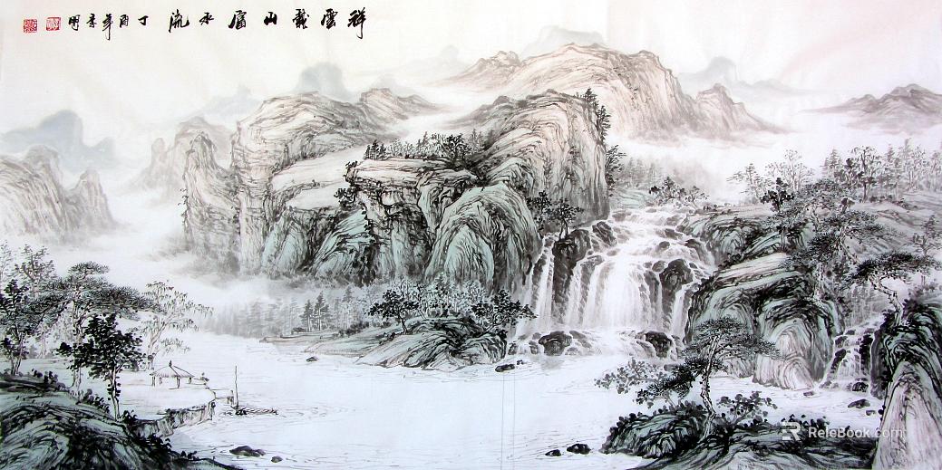 landscape painting texture