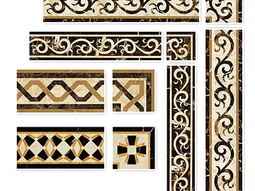 Marble Parquet Country Garden Waveguide Line texture (ID:ffagg31530)