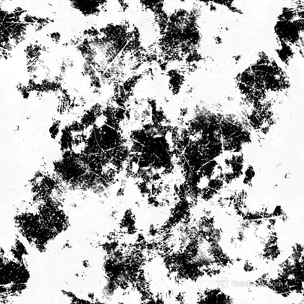Metal black and white map texture