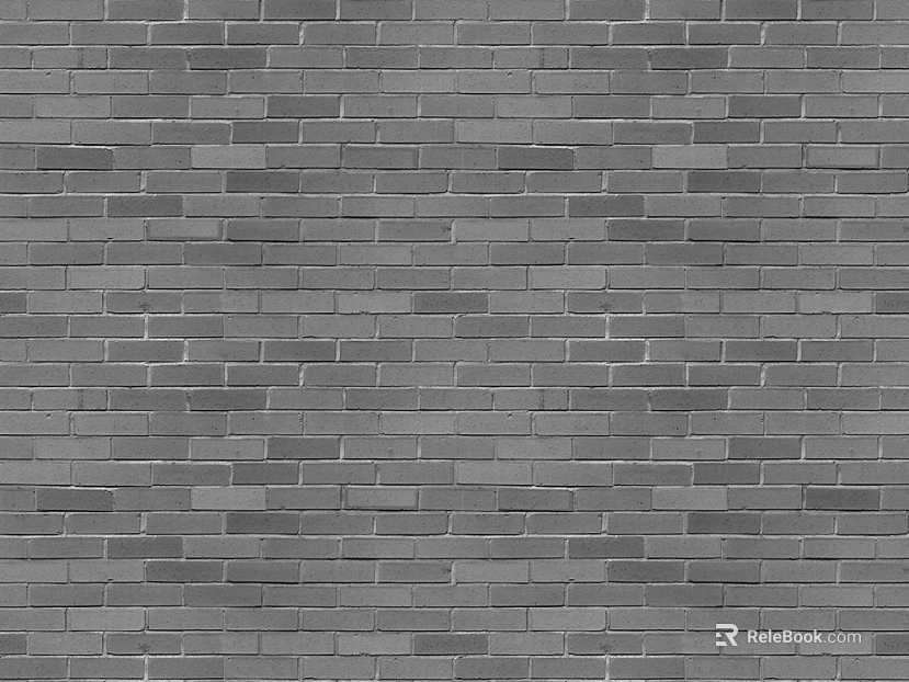 Black Sesame Staggered Brick for Brick Wall texture