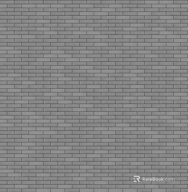 Brick wall gray and white exterior wall strip brick seamless texture