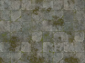 Green gray moss stone brick outdoor pavement texture (ID:ffaeh429196)