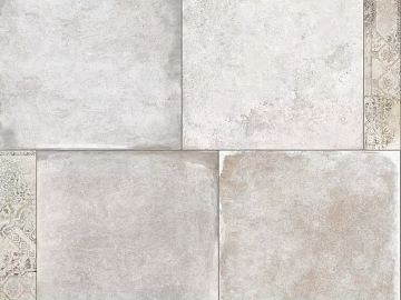 Antique Tile Retro White Floor Tile texture (ID:ffajg13256)